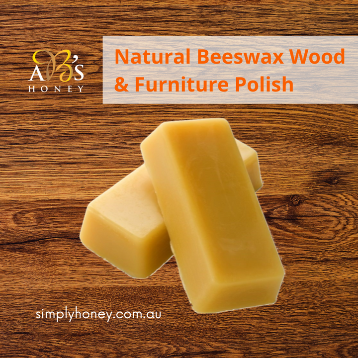 HOMEMADE NATURAL BEESWAX WOOD & FURNITURE POLISH