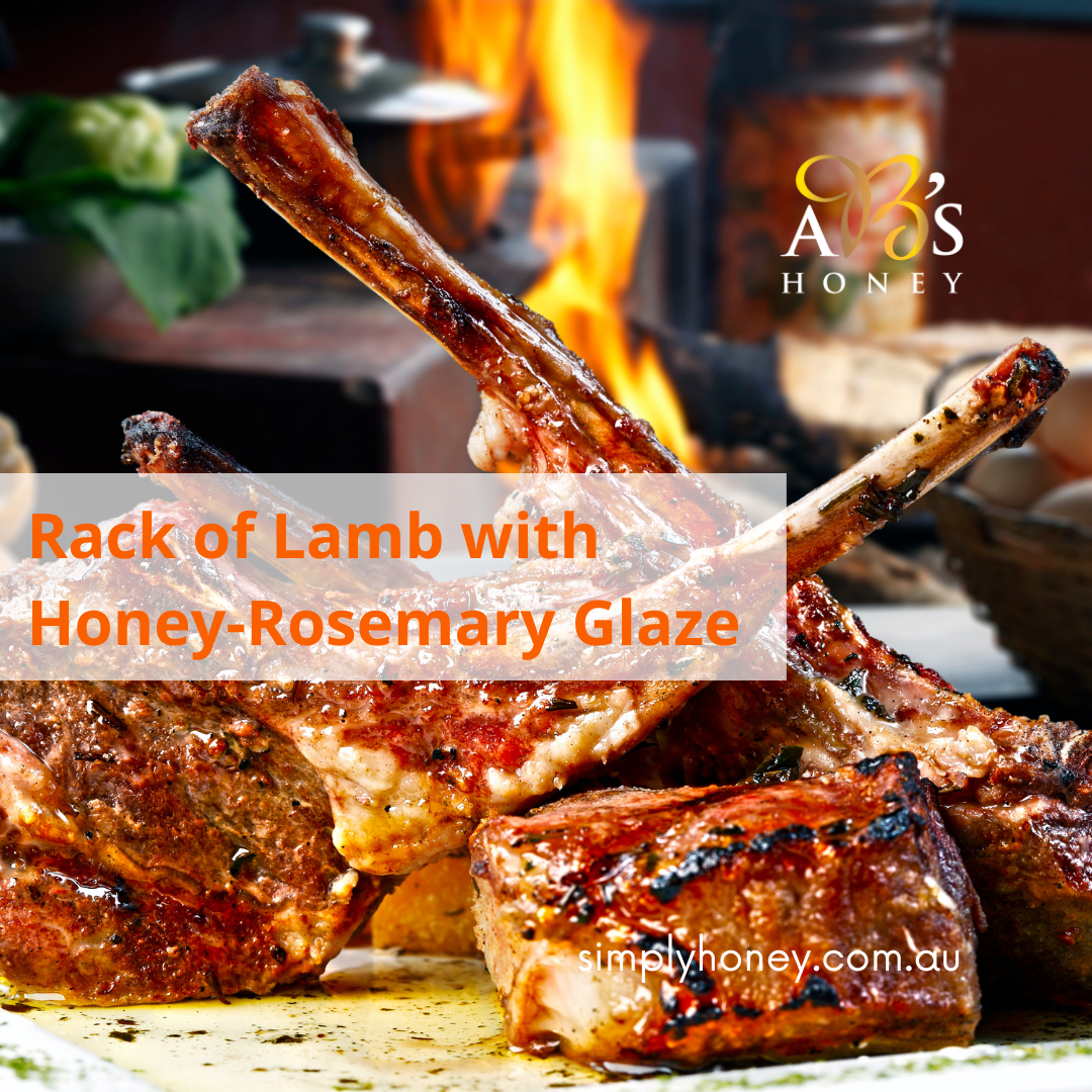 AB’S HONEY-ROSEMARY GLAZED RACK OF LAMB Recipe