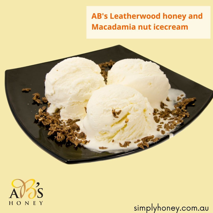 Leatherwood Honey and Macadamia Nut Icecream Recipe