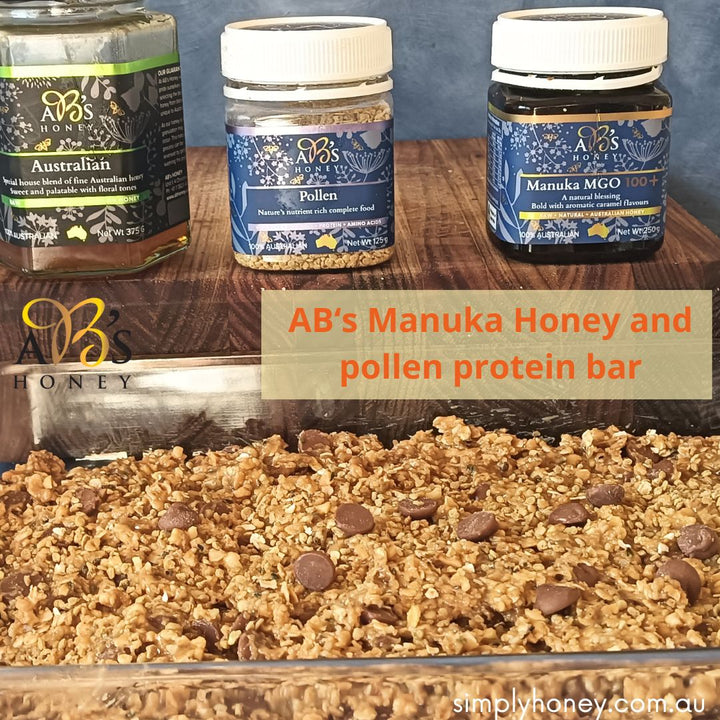 AB’s Manuka Honey and Pollen Protein Bar Recipe