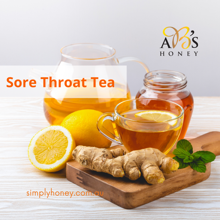 AB’S HONEY SORE THROAT TEA Recipe