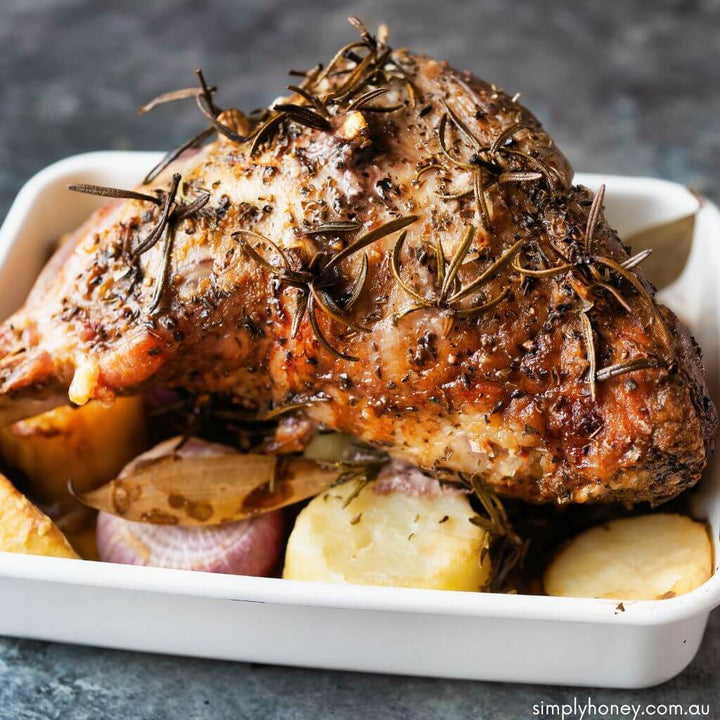 Honey and Garlic Roast Lamb Recipe