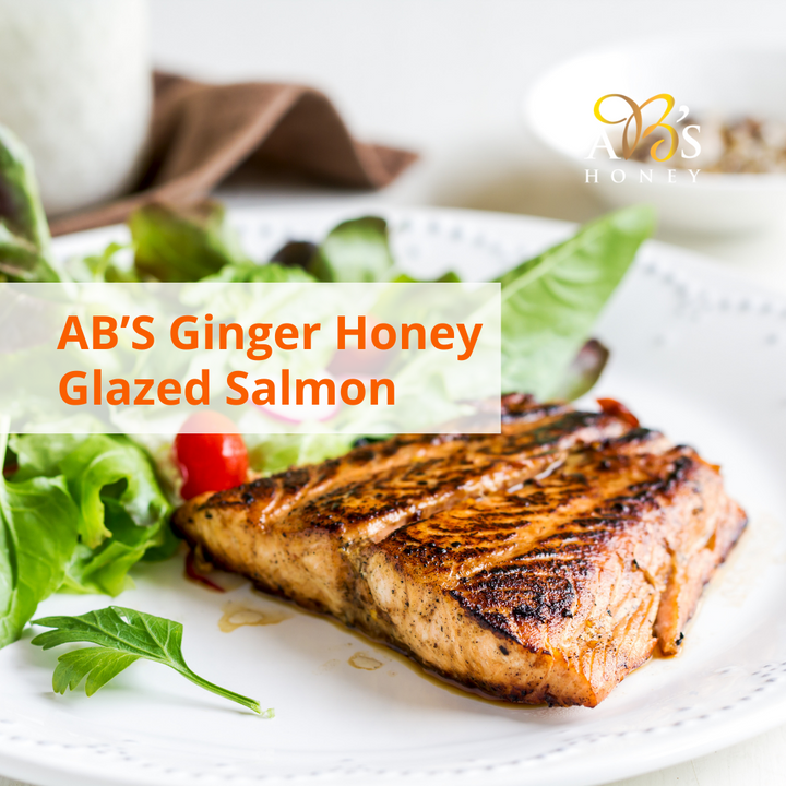 AB’S GINGER HONEY GLAZED SALMON Recipe