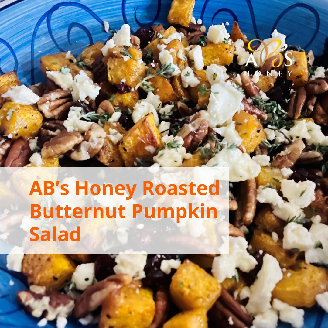 AB&#8217;S HONEY ROASTED BUTTERNUT PUMPKIN SALAD Recipe