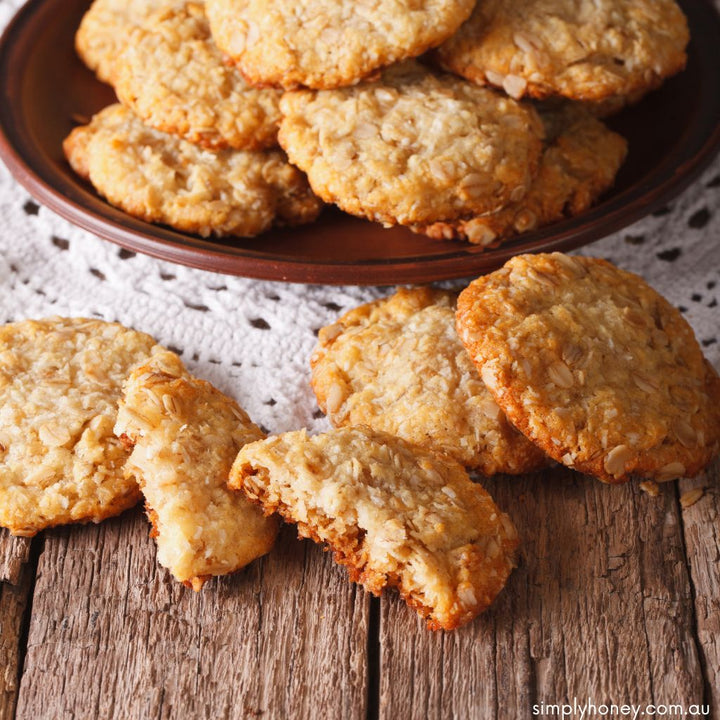 ANZAC BISCUIT RECIPE WITH HONEY