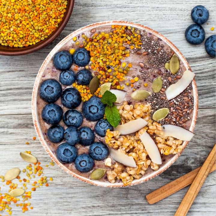 AB’S HONEY ACAI BOWL WITH BEE POLLEN Recipe