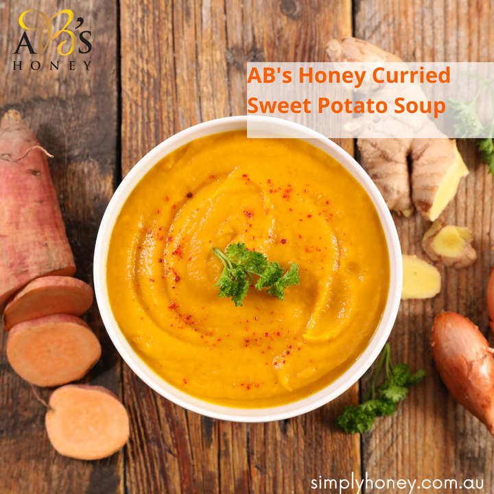 Curried Honey Sweet Potato Soup Recipe