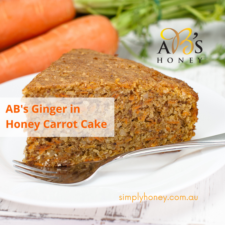 AB&#8217;S GINGER IN HONEY CARROT CAKE Recipe