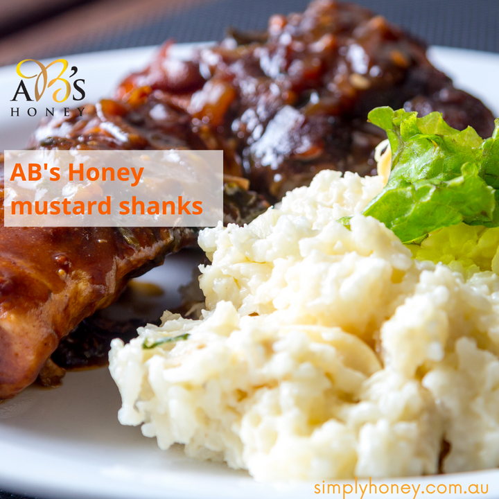 HONEY MUSTARD LAMB SHANKS Recipe