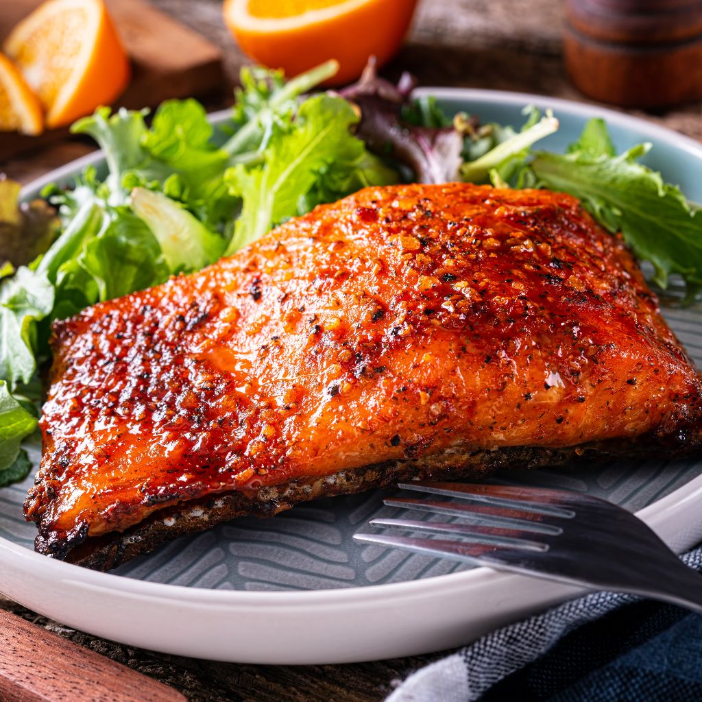 AB’S GINGER HONEY GLAZED SALMON Recipe