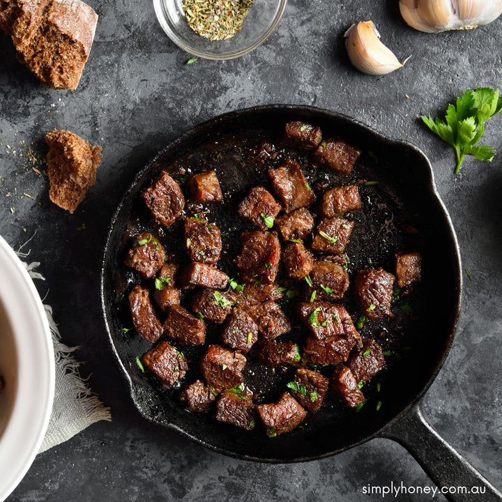 AB's Hot Honey Steak Bites Recipe