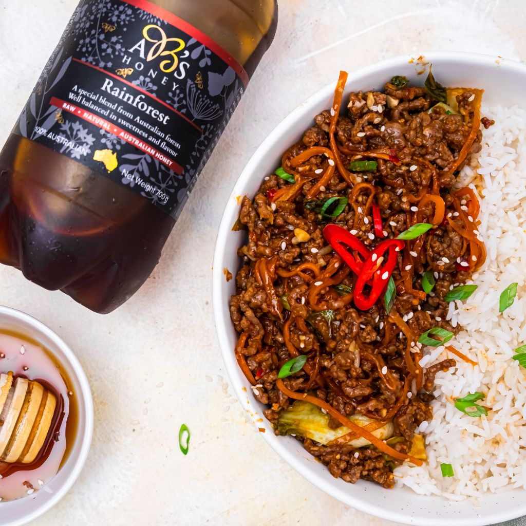 Sticky Honey Beef