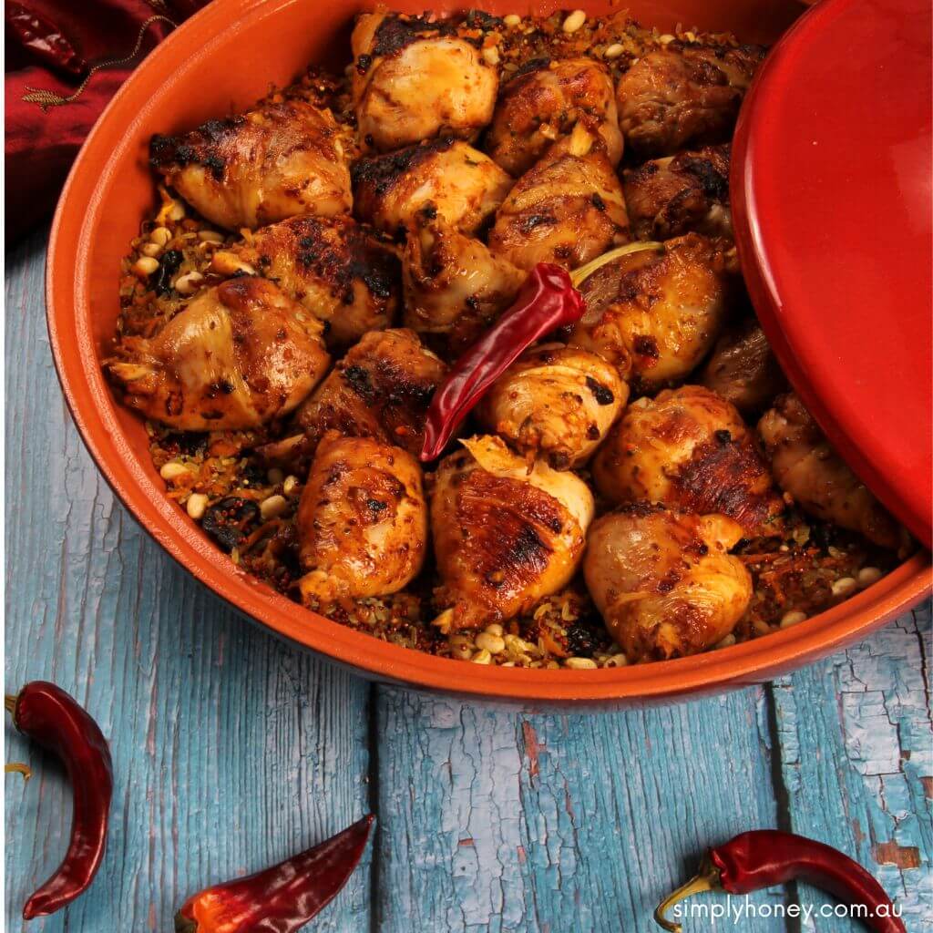 AB's Honey Chicken with Honey Moroccan Chilli Recipe