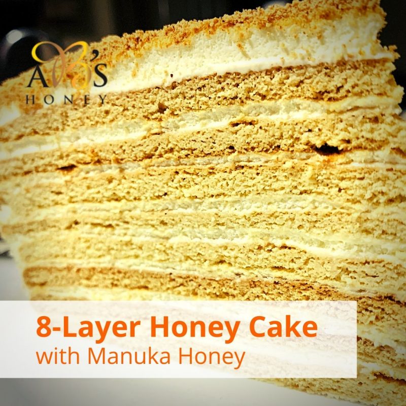 8-Layer Honey Cake Recipe - with Manuka Honey