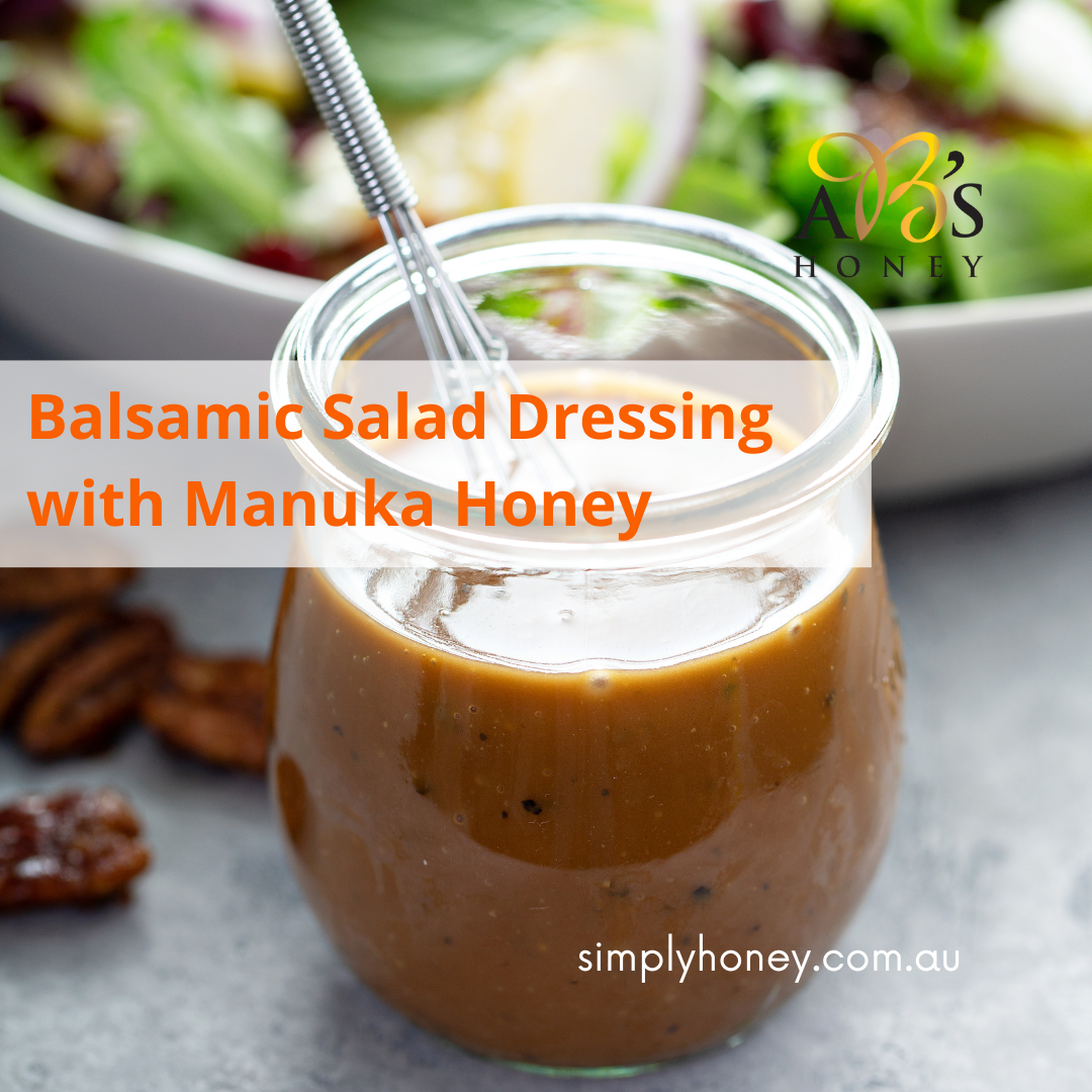 Balsamic Honey Salad Dressing feature image