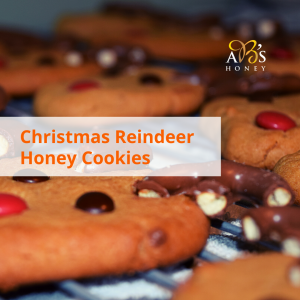 Christmas Reindeer Honey Cookies