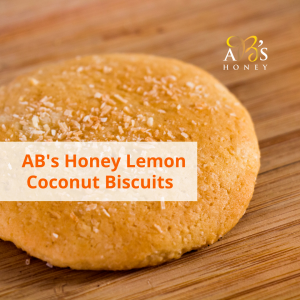 AB's Honey Lemon Coconut Biscuits