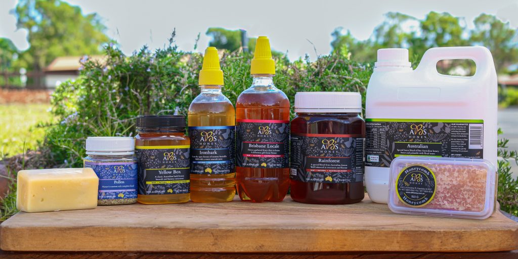 Range of Simply Honey products